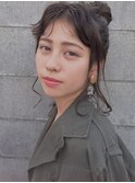 アレンジお団子ヘア
