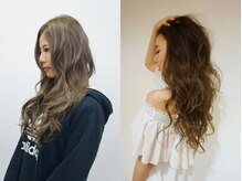 ヘアアンドメイク サファイア 浜北店(SAPPHIRE)の雰囲気(グレージュやグラデーションのハイトーンカラーもお手の物(>_<))
