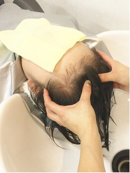 思わず寝てしまうリラックス効果抜群の≪heart≫のヘッドスパ◎頭皮をリフレッシュして健康な髪へ導きます*