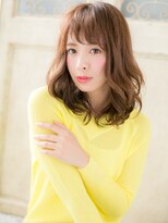 クオーレ ヘア アンジュ 水戸店(CUORE HAIR ange)&nbsp;*ange水戸*…毛先パーマで大人かわいいAライン小顔セミディ♪a