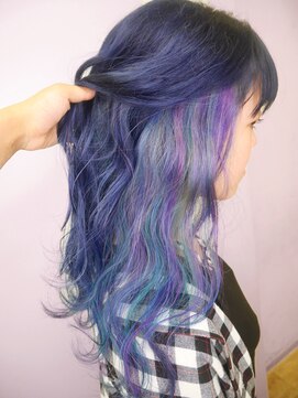 シェリエ(Cherie) インナーカラー/インナーユニコーン/ギャラクシーカラー/寒色系