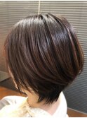 小顔丸みショート30代40代50代