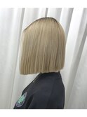 切りっぱなしボブ