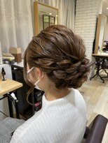 リソ 銀座(RISO)&nbsp;【20代・30代】編み込みフルアップ【パーティー・結婚式】