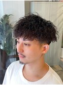 東京barber日本橋ツイストスパイラルマッシュスタイル！