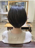 ショートボブ 小顔 大人ボブ ボブ 耳かけショート 20代 30代 楽