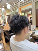 メンズ×ゆるパーマ