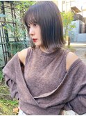 前髪カット 酸性ストレート 髪質改善 カット 艶髪1014