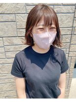 フィオーレ ヘアデザイン(FIORE hair design)&nbsp;インナーカラー  オレンジベージュ