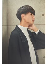 クレスト 近江八幡店(CREST) マッシュツーブロックメンズパーママッシュウルフメンズカット