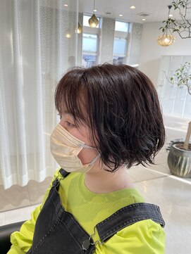 シザーズトリックス ノーブル(scissorstrix Noble) ショートボブ×パーマ