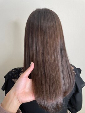 クプア 柏(kupua) エアリーロング/切りっぱなしボブ/ピンクブラウン/美髪[柏駅]