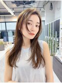 韓国/姫カット/フェイスラインレイヤー/ロング