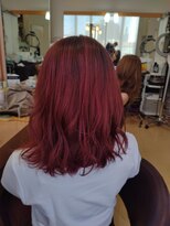 シャンプーボーイ 佐世保駅前店(SHAMPOO BOY)&nbsp;ツヤ感ピンク　佐世保美容室　シャンプーボーイ佐世保駅前店