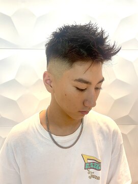 銀座マツナガ 浅草店 黒髪短髪/ハイスキンフェード/フォワードスタイル