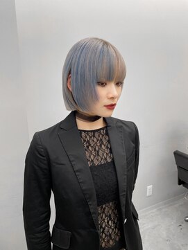 ヴァーディ オモテサンドウ(Vardy omotesando) インナーカラー/ホワイトカラー/シルバー/モード