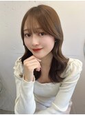 韓国風顔周り×レイヤーカット【髪質改善/新宿/レイヤーカット】