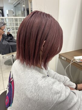 アッシュ 下北沢店(Ash) ブリーチ1回で！ピンクベージュ！