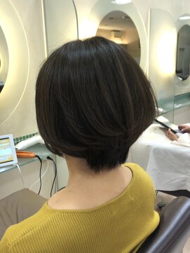 松本平太郎美容室 土浦パートワン(PART1) 丸みショート×30代40代50代60代