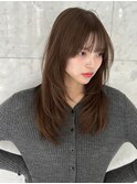 20代30代40代◎韓国ヘアー顔周りレイヤー似合わせカットロブ