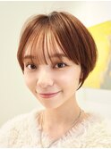 シースルーショート/ワイドバング/耳かけショート/ショートボブ
