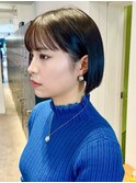 ボブミディアムショートくびれミディ外ハネボブ_ba502581