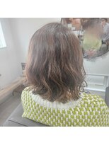 えぬ. ミディアムキュートパーマ
