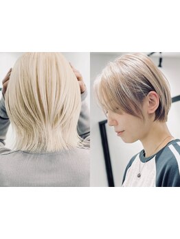 シルクカラーでダメージレスに気分が上がるデザインカラーを☆特殊なケア剤使用◎