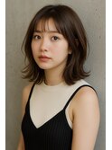 ナチュラルレイヤー×外はねスタイル