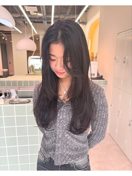 ロウ ジャム 横浜(ROW/JAM) 学生/就活/暗髪でも垢抜けカラー/韓国風ヘアスタイル
