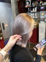 グリッツ (GLITZ) フェイスフレーミング ホワイトカラー×くすみカラー