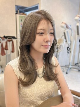 ヘアーメイク ブランニュー 東生駒店(hair make Brand new) オリーブベージュ