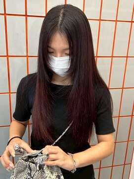 ペレ 原宿(PELE) ダブルカラー/ケアブリーチ/羽エクステ/原宿