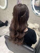 ヘア サロン クラン 東心斎橋店(hair salon clan) ねじりハーフツイン/心斎橋ヘアセット