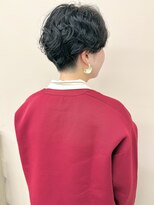 モリオ(morio)&nbsp;【morio浦和 安齋】刈り上げショートパーマメンズライクショート