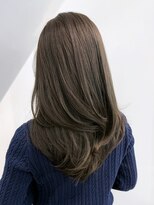 アイティーバイアルバム 八王子店(IT by ALBUM) ロングオリーブベージュ顔周りレイヤー韓国ヘア_ba583982