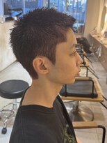 キャンバス バイ ネオリーブ 横浜西口(Canvas by neo.)&nbsp;横浜★メンズショートブリーチなし赤