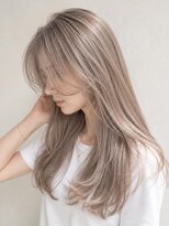 ソース 梅田(SOURCE) 透明感ハイトーン♪ミルクティーベージュ