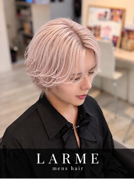 ラルム 仙台(LARME) 【女のウケ百点】ピンクベージュカラーとナチュラルヘアセット