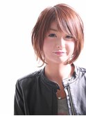 ボブ→ショート。。でも、あんまり切りすぎたくない人のための…