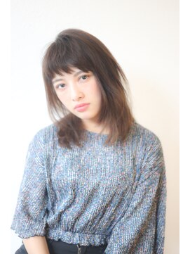 エミュ 新宿(emu) ショートバング×ナチュラルレイヤー　U-REALM otto