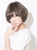 ミニマムボブディミルクティーカラー
