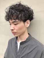 ヘアー アイス ルーチェ(HAIR ICI LUCE)&nbsp;無造作パーマ スパイラルパーマ 刈り上げ 2ブロック 担当 井上
