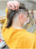 【roijir 山岸】スキンフェード女子 刈り上げ女子 外はねボブ