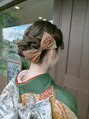 モニカ ヘアー(monica Hair) 2021年　成人式　着物に合わせてレトロ風に仕上げました。