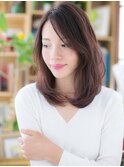 ★かきあげバングアシンメトリーくびれミディ20代30代40代★8
