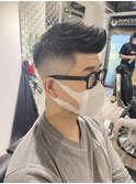 東京barber日本橋外国人風フェードスタイル