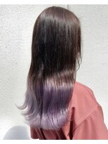 リルミー(Lilme)&nbsp;【ラベンダーグラデーション】（毛先ブリーチ２回） ＊rina＊