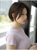 前髪長め大人ショートボブ20代30代40代【AIN.表参道】川原大地