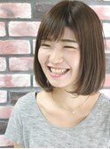 ≪高田馬場IriS≫シースルーバングの軽やかボブ☆